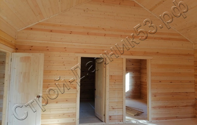 5 Брусовой дом ОД-12, 9х9м, 81М², Калужская область, Жуковский район, деревня Корсаково (5)